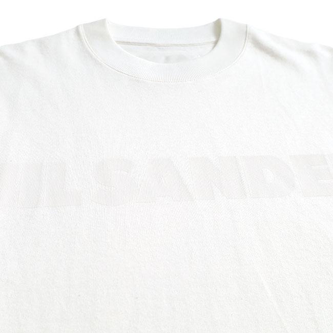 JIL SANDER ジルサンダー ロゴ ロンT J21GC0167 J20243 長袖Tシャツ 白
