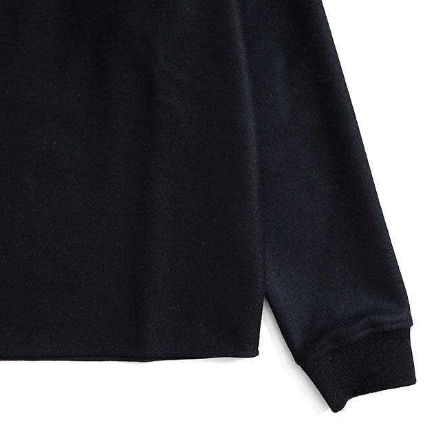 JIL SANDER ジルサンダー プルオーバー ウールメルトン スウェットセーター J22GU0112 J40045 黒 ブラック メンズの画像
