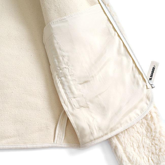 JIL SANDER+ ジルサンダープラス ボアフリース スタンドカラー