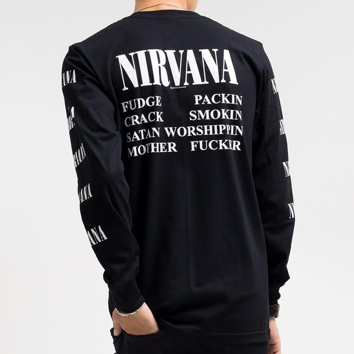 ニルヴァーナ Tシャツ nirvana tシャツ 長袖 ニルバーナ ロンt ニルヴァーナ Tシャツ nirvana tシャツ 長袖 ニルバーナ ロンt