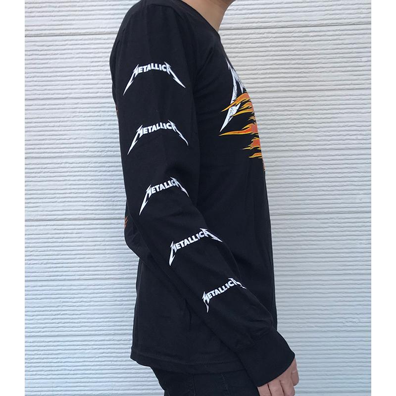 メタリカ ロンT Metallica tシャツ 長袖 ロングスリーブ バンドtシャツ