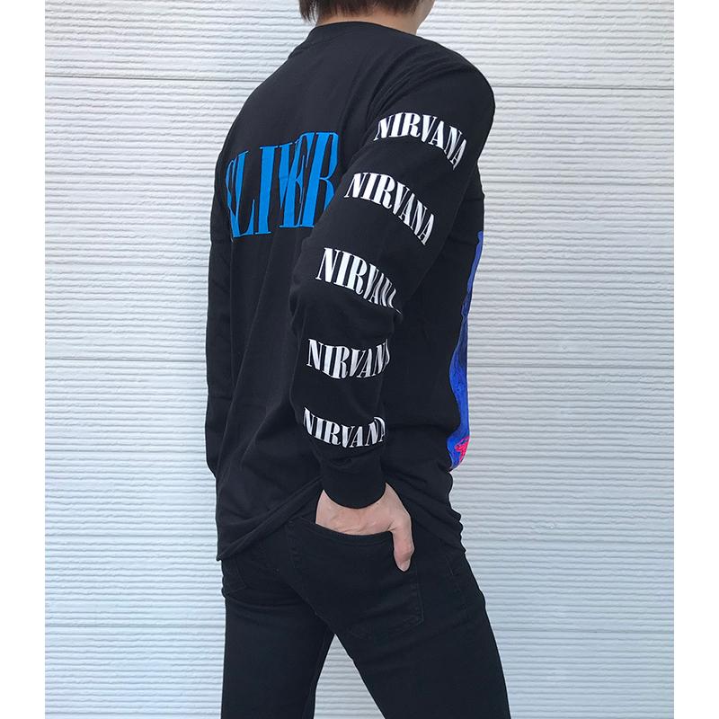 バンドtシャツ ロックtシャツ 長袖 NIRVANA Tシャツ ニルバーナ バンドtシャツ ロックtシャツ 長袖 NIRVANA Tシャツ ニルバーナ