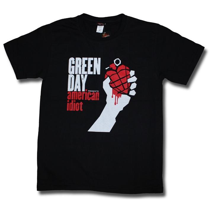 GREEN DAY グリーン デイ GREENDAY グリーンデイ Tシャツ american idiot ロックt バンドt :CJ0059