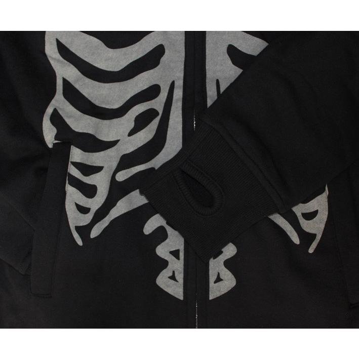 スカルパーカー ドクロ パーカ SKULL BONE PARKA ロック