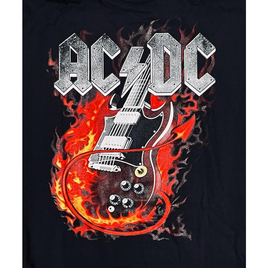 ACDC パーカー AC/DC バンドパーカー ロックパーカー スウェット バンド ロック rock parka トレーナー｜golden-t｜06