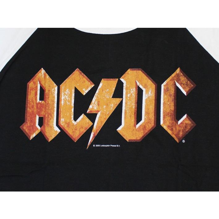 ACDC ラグランTシャツ エーシーディーシー バンドTシャツ ロック