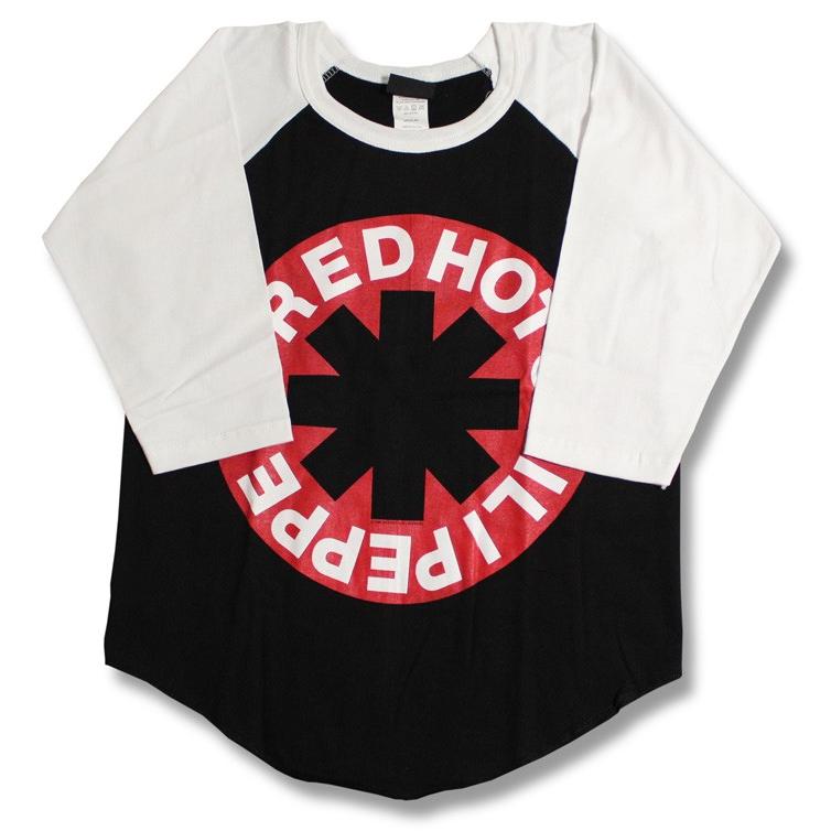 レッドホットチリペッパーズ ラグランTシャツ Red Hot Chili Peppers レッチリ レッド・ホット バンドTシャツ ロックTシャツ  ベースボールシャツ 七分袖 7分袖 :raglanwof037:Golden Rock T Yahoo!店 - 通販 - Yahoo!ショッピング