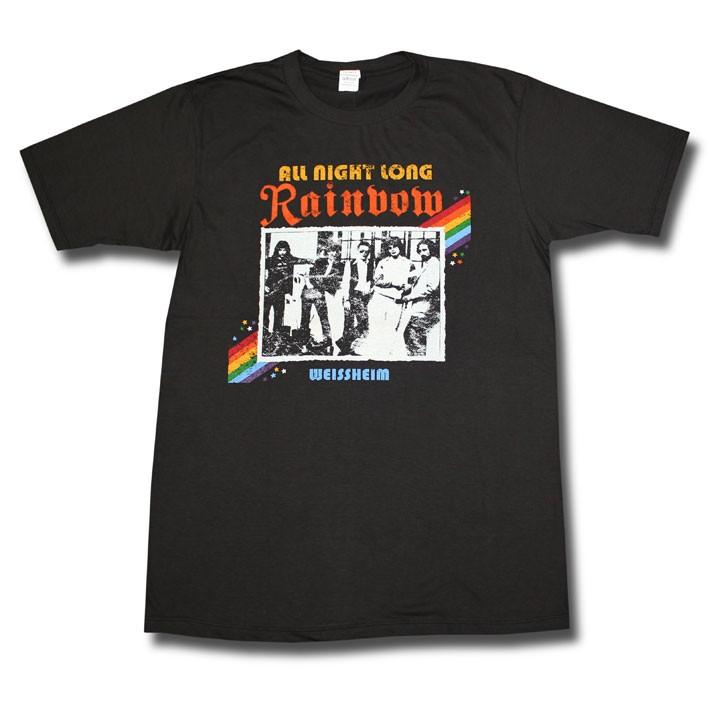 レインボー Tシャツ Rainbow Tシャツ ディープ・パープル Deep Purple｜golden-t