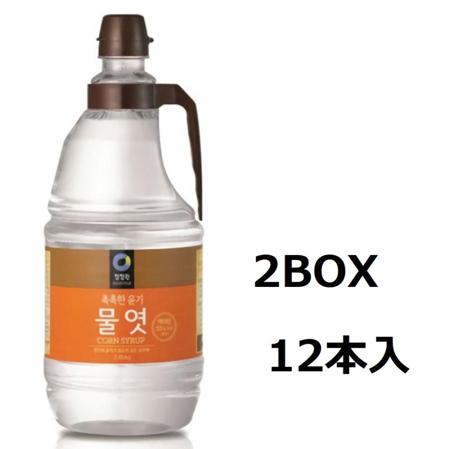清浄園 水飴 2.45kg × 12本 2BOX 箱売り / 大容量 水あめ 業務用 韓国