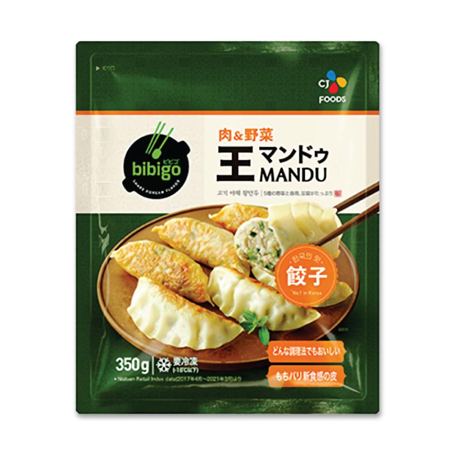 bibigo 王マンドゥ 肉＆野菜 350g 1袋 / 冷凍 餃子 ビビゴ ワンマンドゥ ギョウザ ゴギマンドゥ 王餃子 肉餃子｜goldenbridge-shop｜02