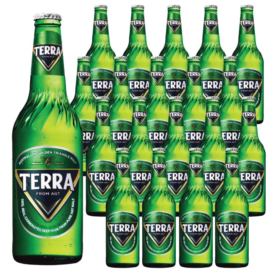 眞露 TERRA テラ 330ml (瓶) X24本 韓国ビール HITEJINRO 韓国酒