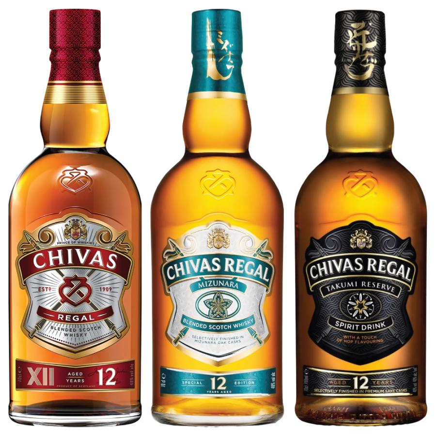 シーバスリーガル12年　3本セット　未開封 未開栓 ウイスキー 未開栓 3本まとめ CHIVAS REGAL 12 PREMIUM SCOTCH