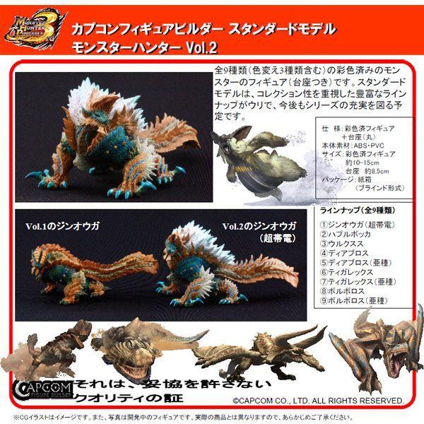 カプコン モンスターハンター スタンダードモデル Vol.2 全9種 カプコンフィギュアビルダースタンダードモデル モンスターハンターVol