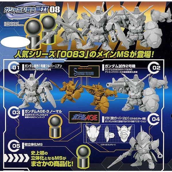 カプセル バンダイ ガシャポン戦士NEXT 08 全7種セット : GOLDENDROP