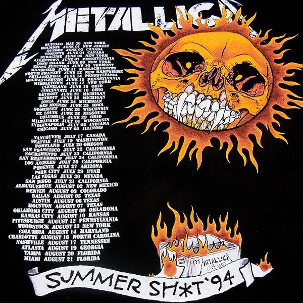 METALLICA メタリカ SUMMER SHIT 94 T-SHIRTS ツアー プリント