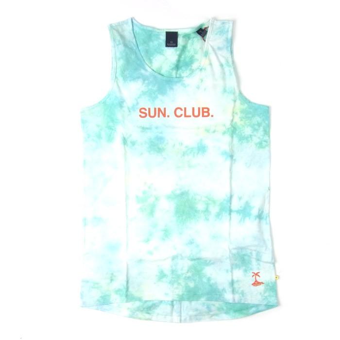 Scotch Soda スコッチ アンド ソーダ Tie Dye Tank Top タイダイ タンクトップ ノースリーブ メンズ レディース ブルー Golden Tijuana 通販 Yahoo ショッピング