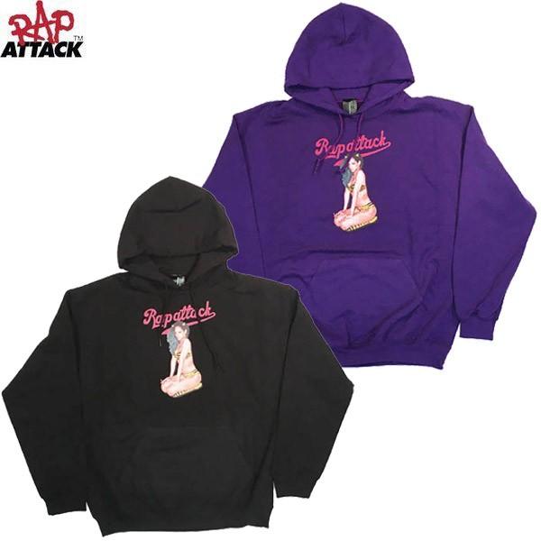 RAP ATTACK ラップアタック Rumanna Hoodie ラムアーナ フード SWEAT PARKA スエット フーディー パーカ 長袖 メンズ レディース 2カラー RAAW19-PU005 送料無料｜goldentijuana