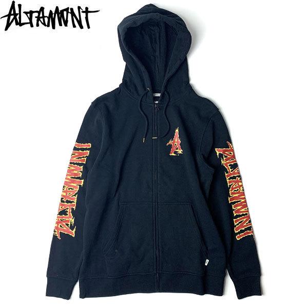 Altamont アルタモント Mashed Zip Fleece Hoody ジップ マッシュド ジップ フリース フーディ パーカー フード スウェット ブラック メンズ レディース Golden Tijuana 通販 Yahoo ショッピング