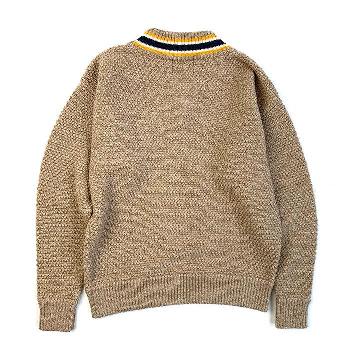 SON OF THE CHEESE サノバチーズ SC1820-KN01 HALF V SWETER V SON OF THE CHEESE サノバチーズ SC1820-KN01 HALF V SWETER V