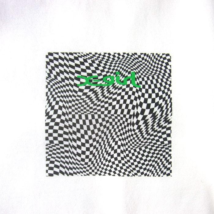 X Girl エックスガール Checkered Face S S Tee チェッカー フェイス ショートスリーブ ｔシャツ 半袖 レディース 2カラー Golden Tijuana 通販 Yahoo ショッピング