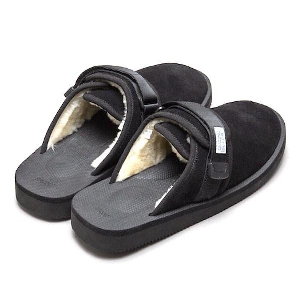 Suicoke スイコック Zavo M サンダル ファー サボ スエード ムートン ベロクロ オリジナルソール ブラック メンズ Og 072m Golden Tijuana 通販 Yahoo ショッピング