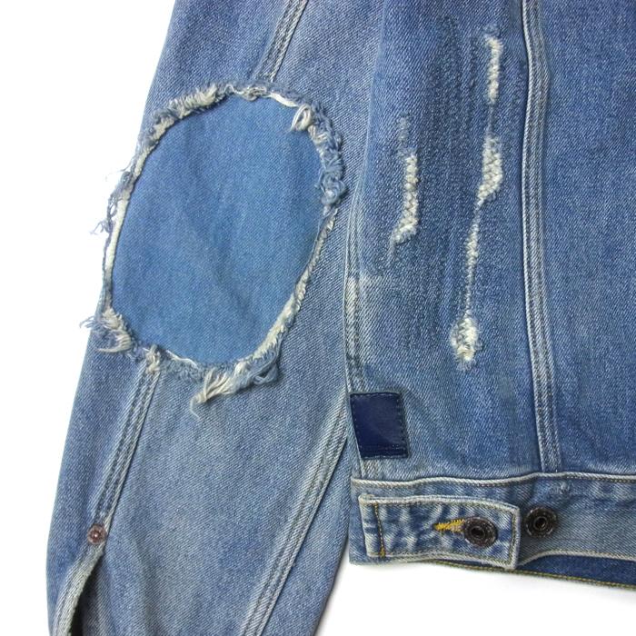 安い Scotch Soda スコッチ アンド ソーダ Damaged Denim Jacket ダメージ デニム ジャケット ジージャン ブルー メンズ 送料無料 公式 Karmagazine Net