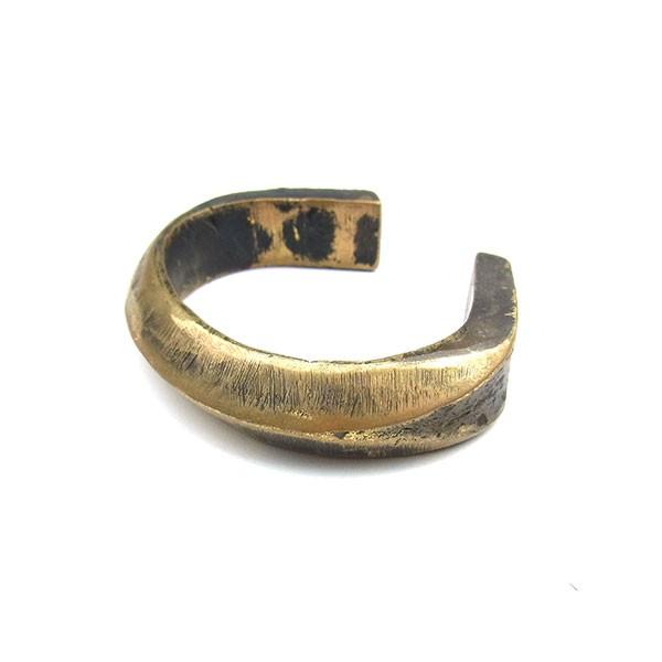 BLOW by Jun Uezono ブロー CUBA BANGLE キューバ バングル ブレスレット HAND MADE ハンドメイド ブラス 真鍮 メンズ 送料無料｜goldentijuana