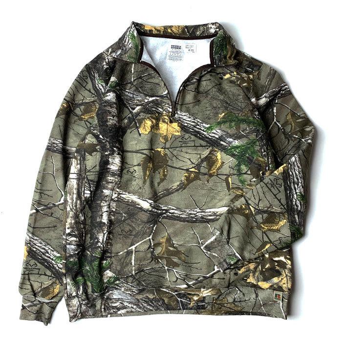 RUSSELL OUTDOOR ラッセル アウトドア REAL TREE HALF ZIP SWEAT RUSSELL OUTDOOR ラッセル アウトドア REAL TREE HALF ZIP SWEAT