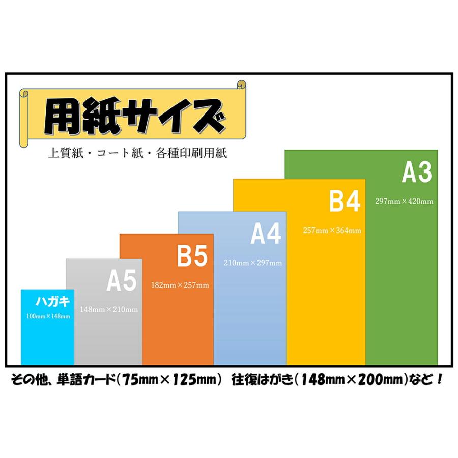 ★ふじさん企画「中厚口」色上質紙 33色セット コピー用紙 A4（210×297mm）/日本製 厚紙 上質紙 66kg  紙厚0.09mm  A4-33-J66-0（福岡在庫） 豆娘｜goldfish-ki｜02