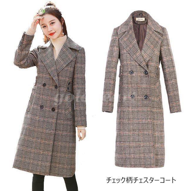 豊富なギフト アウター 長袖 チェック柄 ショート丈 レディース チェスターコート オシャレ 秋冬新作 春 冬 秋 コート アウター Meorboston Org