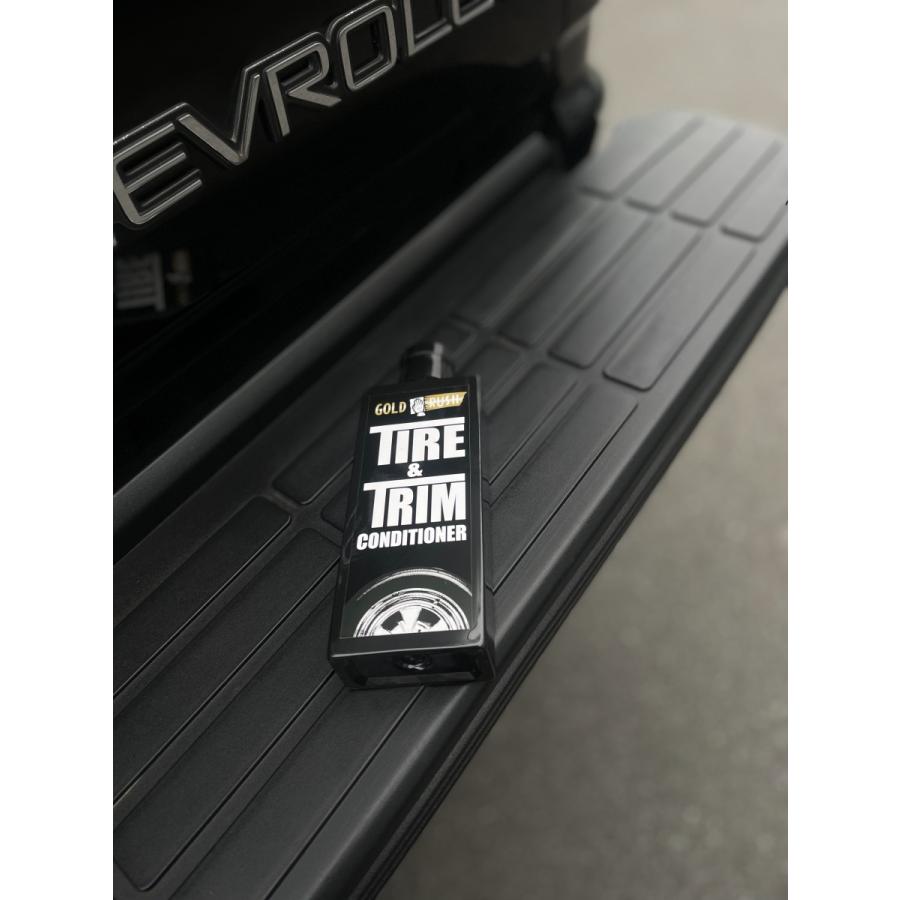 ランキング2位｜タイヤ＆トリムコンディショナー GOLD RUSH｜水性 艶出し・高耐久保護｜未塗装樹脂・タイヤ用 |  | 02
