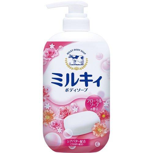 ミルキィボディソープ フローラルソープの香り ポンプ付 ( 550ml )/ ミルキィボディソープ 4901525006316 | 