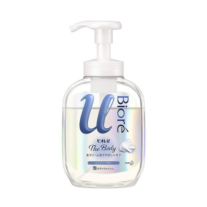 花王 ビオレu ザ ボディ 泡タイプ ピュアリーサボン ポンプ 540ml 4901301366795 | 花王石鹸ホワイト
