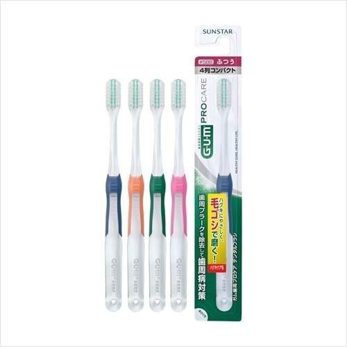 歯周プロケア デンタルブラシ #588 4列コンパクトヘッド ふつう1本入 ガムG・U・M 4901616216181 | G・U・M