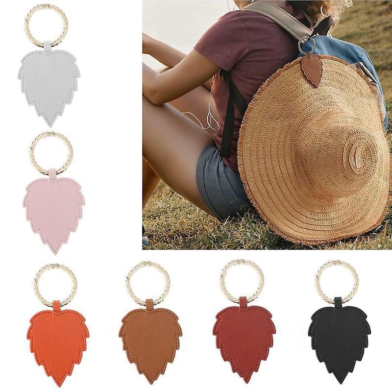 帽子クリップ ハットクリップ ハットキャッチャー キャップ 帽子ホルダー 吊り下げ バッグ用アクセサリー カバン 鞄 便利 シンプル おしゃれ レザー | 