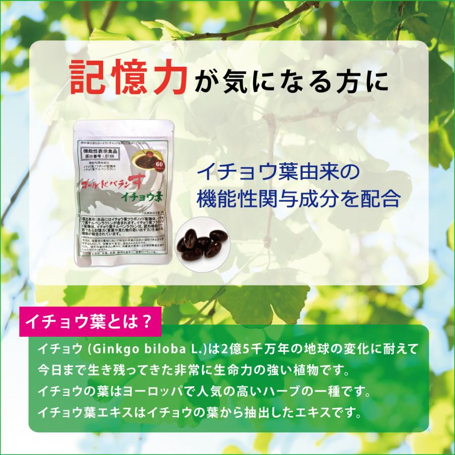 ゴールドバランす イチョウ葉　1袋　エキス　サプリ 　テルペンラクトン　フラボノイド　機能性表示食品　送料無料 |  | 01