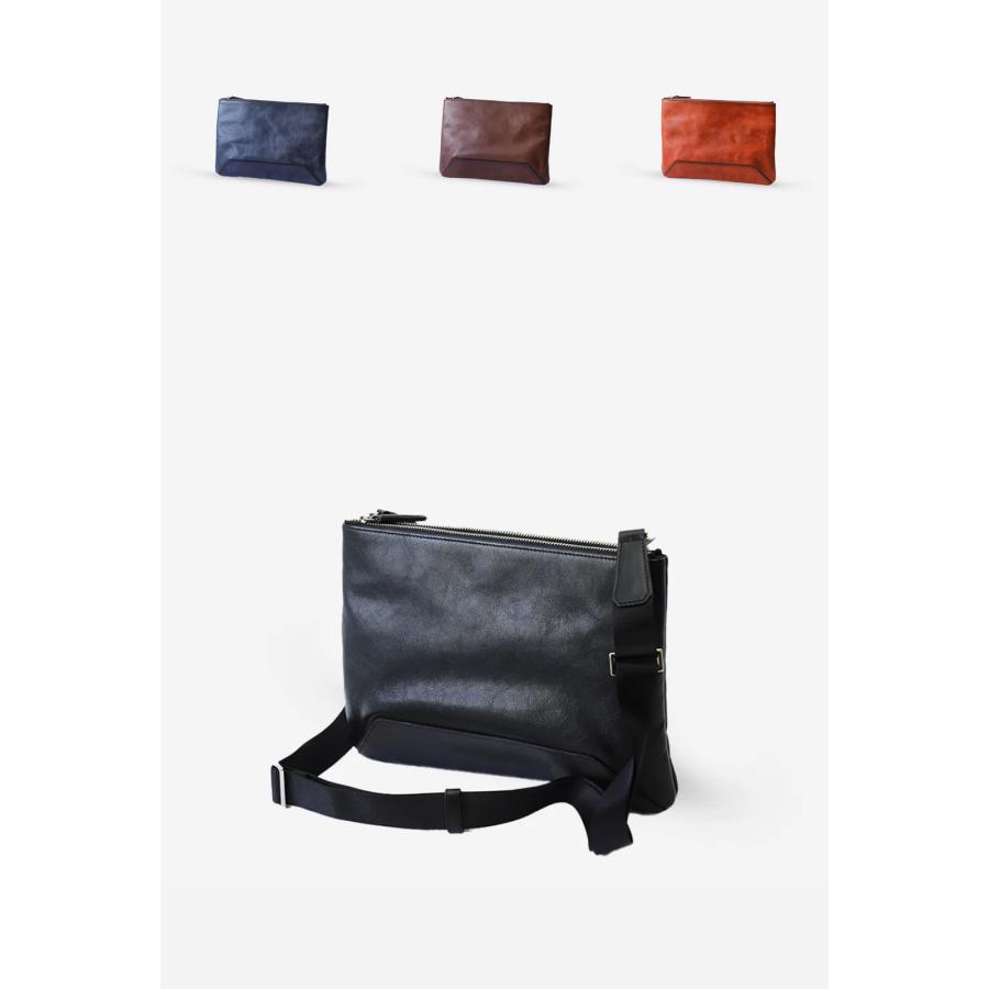 本革サコッシュ ボディバッグ サコッシュバッグ ショルダーバッグ 本革 メンズ レザー 革 BALZO ショルダーバッグ ボディバッグ サコッシュ メンズ 本革 日本製