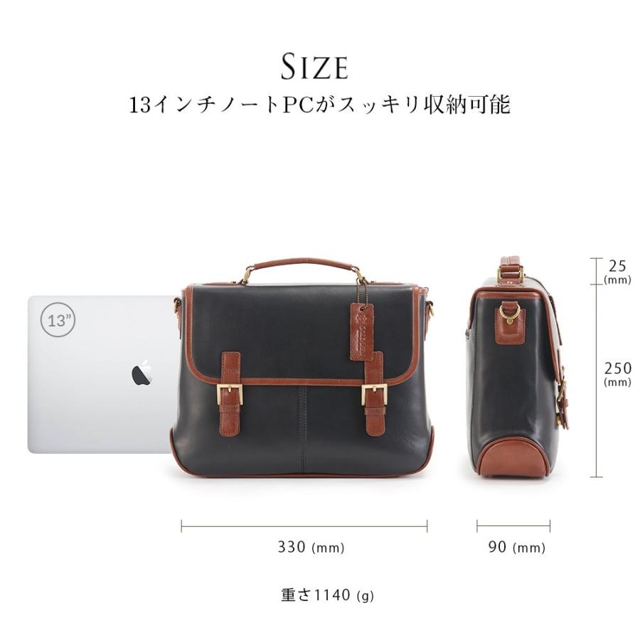 ゴールドメン（GOLDMEN） 本革 撥水 自立 レザー カバン 肩掛け A4