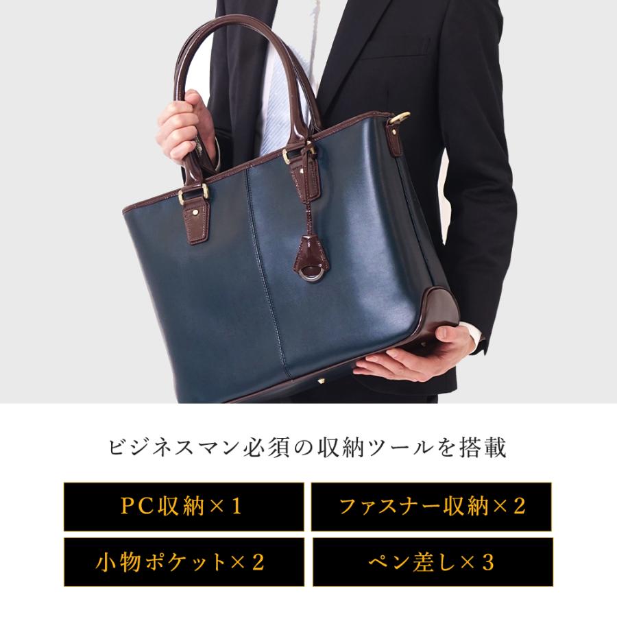 GOLDMEN ビジネス トートバッグ 本革　新品　定価17000程度 GOLDMEN ゴールドメン | 本革 ビジネスバッグ LENOシリーズ