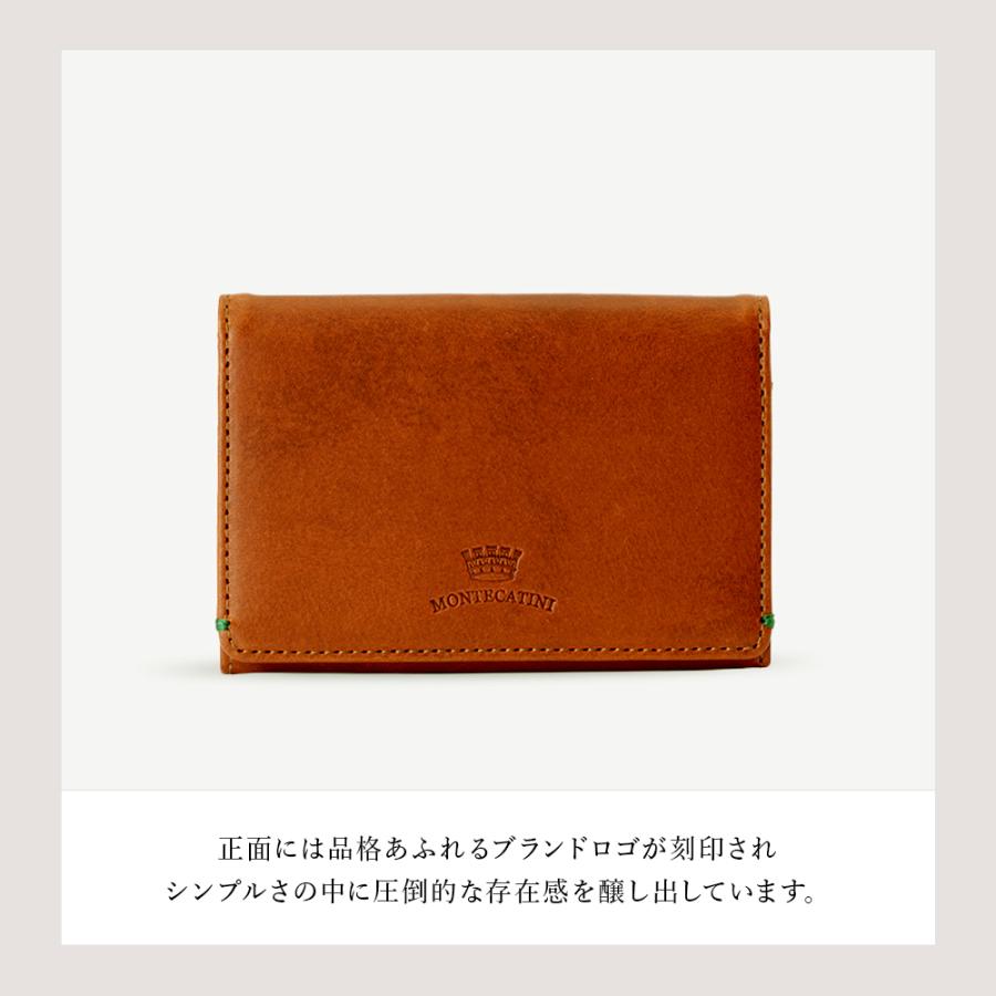 美品 モンブラン オールレザーカードケース ダークブラウン