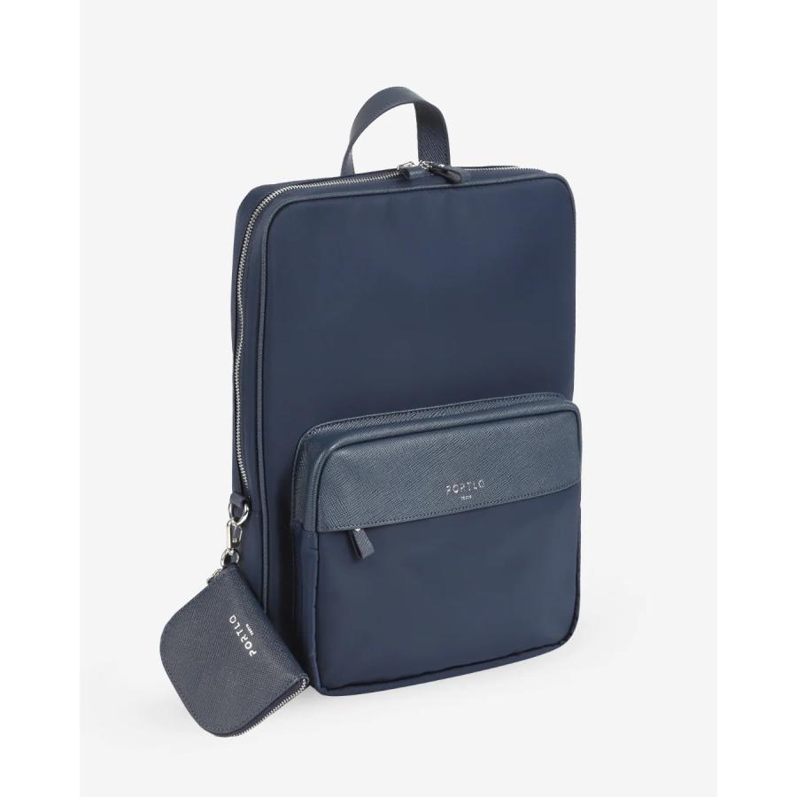 minimal ] 本革 薄型 ポーチ PC 周辺機器 小物収納 PCバッグ PCケース