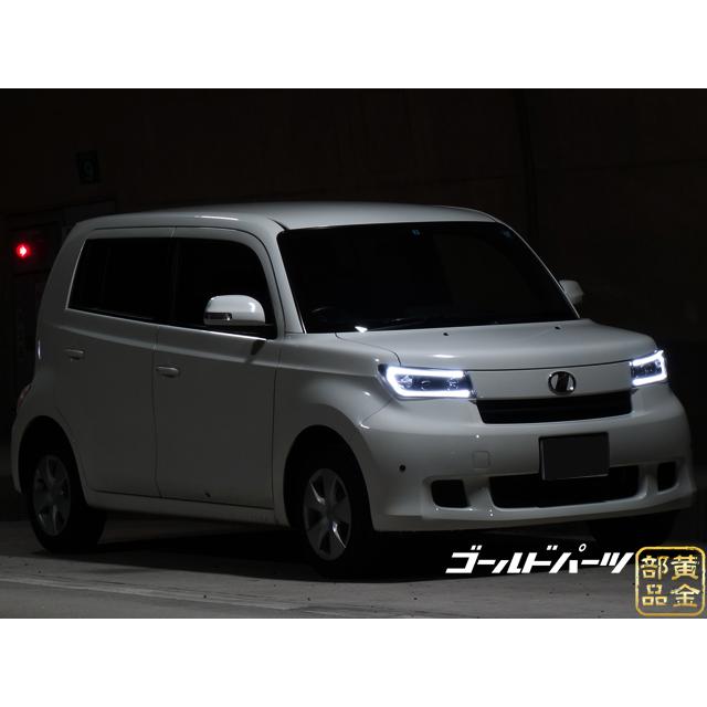 bB LED仕様 20系 QNC ファイバーLEDヘッドライト 純正ハロゲン車用