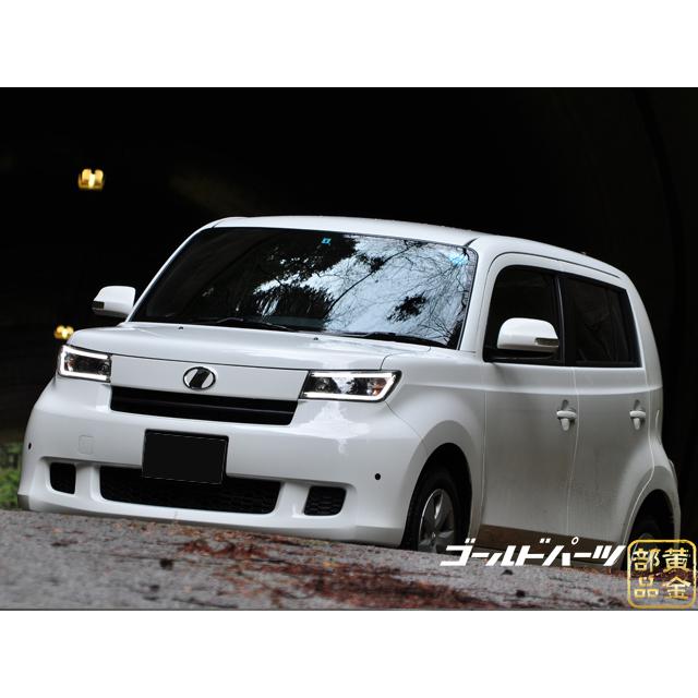 bB LED仕様 20系 QNC ファイバーLEDヘッドライト 純正ハロゲン車用