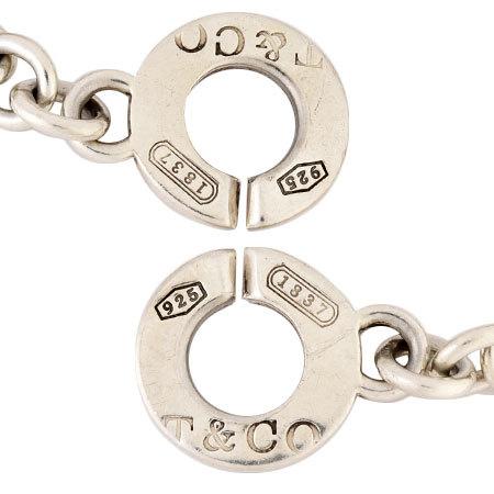 ティファニー TIFFANY&Co. サークルクラスプ チェーン ブレスレット 