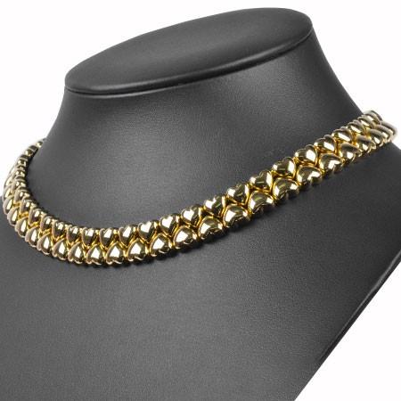 カルティエ Cartier ダブルハート ネックレス 40.5cm K18YG 88.1g チョーカー :240003050343:ゴールドプラザ  ヤフー店 - 通販 - Yahoo!ショッピング