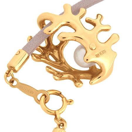 ミキモト 110周年記念 チャリティー 珊瑚モチーフ ペンダント K18PG