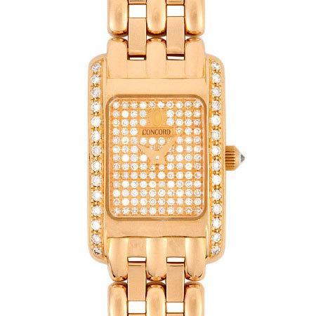 コンコルド ベネト Sm ダイヤベゼル K18pg レディース 時計 クォーツ ダイヤ文字盤 54 25 680 A ゴールドプラザ ヤフー店 通販 Yahoo ショッピング