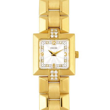 コンコルド ラ スカラ ダイヤモンド K18yg レディース 時計 クォーツ シルバー文字盤 51 25 572 Concord ゴールドプラザ ヤフー店 通販 Yahoo ショッピング