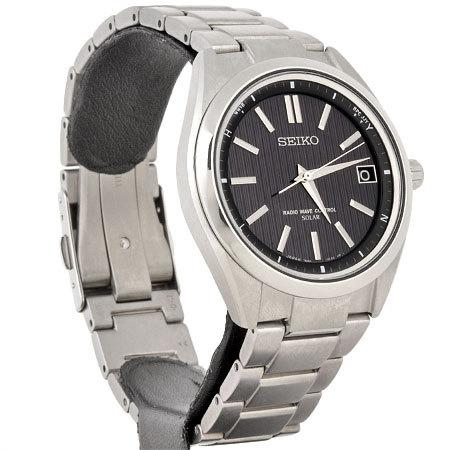 セイコー ブライツ ソーラー電波時計 チタン メンズ 黒文字盤 Sagz0 Seiko ゴールドプラザ ヤフー店 通販 Yahoo ショッピング