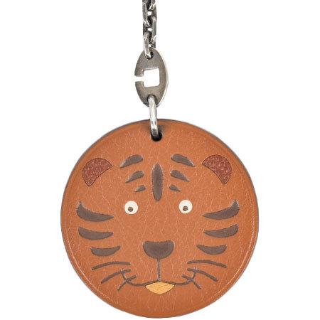 珍しい エルメス バッグ チャーム キーホルダー タイガー オレンジ レザー Hermes 爆売り Www Thedailyspud Com